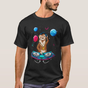 Psychedelic Ferret DJ EDM Raver Trance Music Festi T Shirt