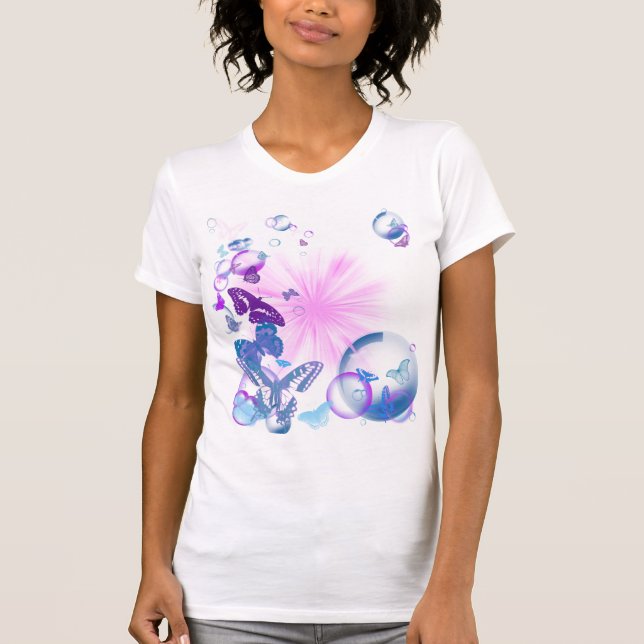 psychedelic fjärilar tröja (Framsida)