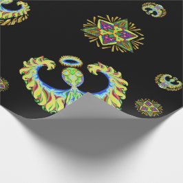 Psychedelic Flash ~jul~ Wrapping Papper Presentpapper