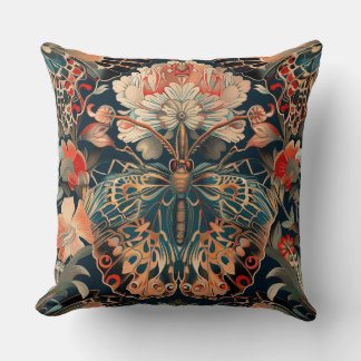 Psychedelic Flight Tapestry Botanical Kudde