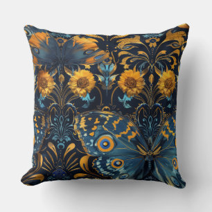Psychedelic Flight Tapestry Botanical Kudde