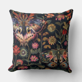 Psychedelic Flight Tapestry Botanical Kudde