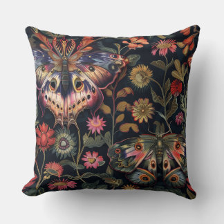 Psychedelic Flight Tapestry Botanical Kudde