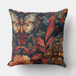 Psychedelic Flight Tapestry Botanical Kudde