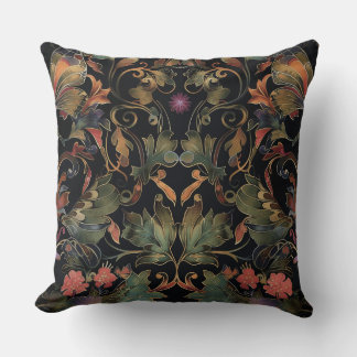 Psychedelic Flight Tapestry Botanical Kudde