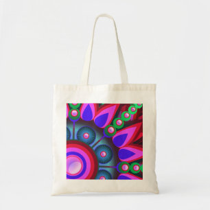 Psychedelic flower powerkonst tygkasse