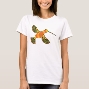 Psychedelic flyghummingbird t shirt