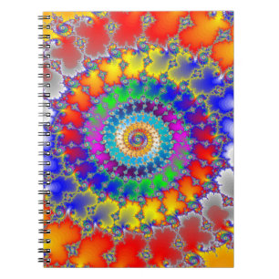 Psychedelic Fractal Anteckningsbok
