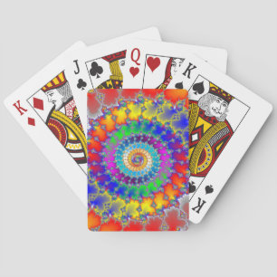 Psychedelic Fractal Casinokort