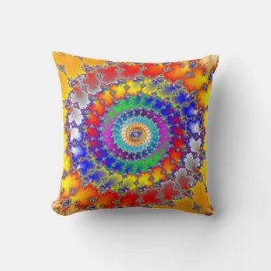Psychedelic Fractal Kudde