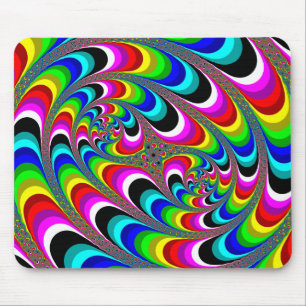 Psychedelic - Fractal Mousepad Musmatta