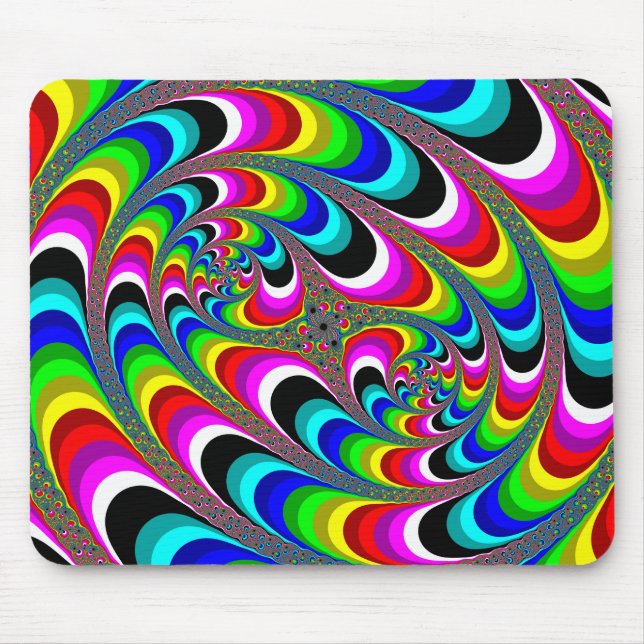 Psychedelic - Fractal Mousepad Musmatta (Framsidan)