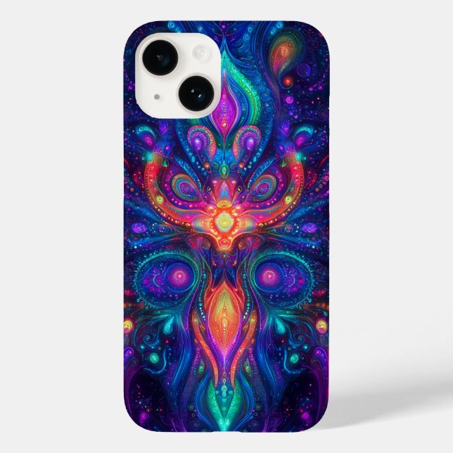 Psychedelic Fractal Phone Case (Baksida)