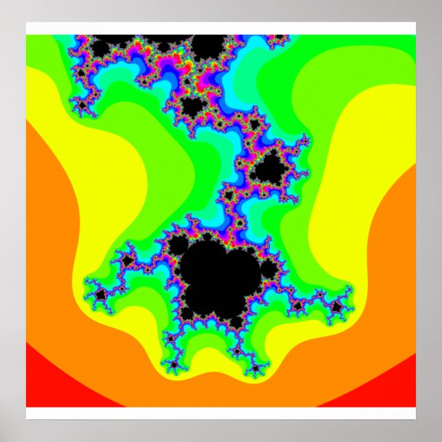 Psychedelic Fractal Poster (Framsidan)