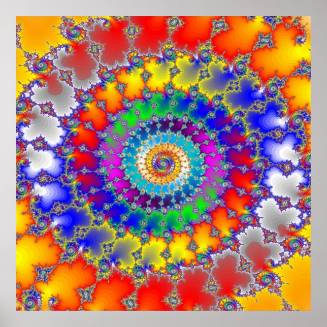 Psychedelic Fractal Poster (Framsidan)