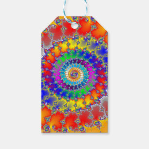 Psychedelic Fractal Presentetikett
