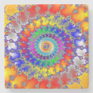 Psychedelic Fractal Stenunderlägg