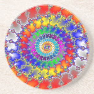 Psychedelic Fractal Underlägg