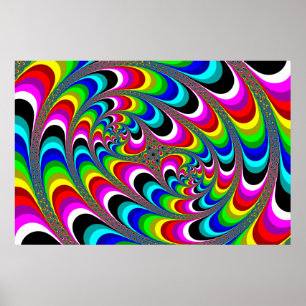 Psychedelic - Fractalaffisch Poster