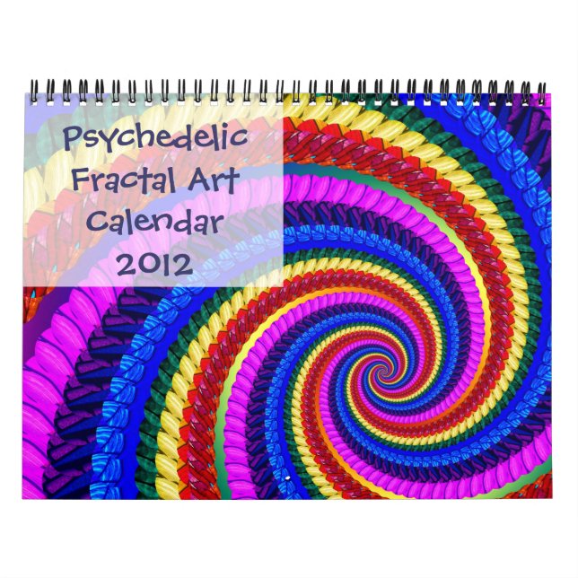 Psychedelic Fractalkonstkalender 2012 Kalender (Omslag)
