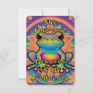 Psychedelic Frog Vibes for Confidence Self Trust OSA Kort