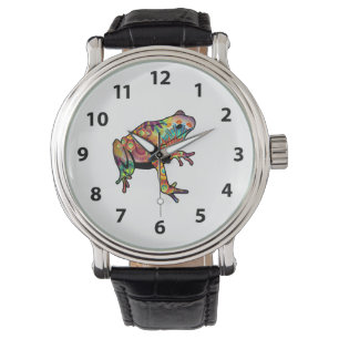 Psychedelic Frog Watch Armbandsur