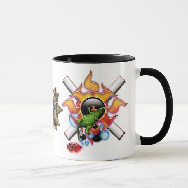 Psychedelic frukost mugg (Höger)
