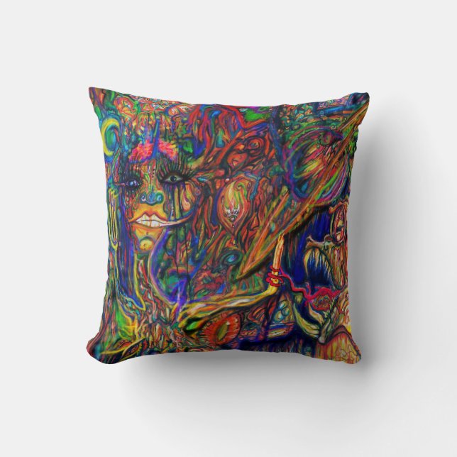 Psychedelic Funk Kudde (Framsida)