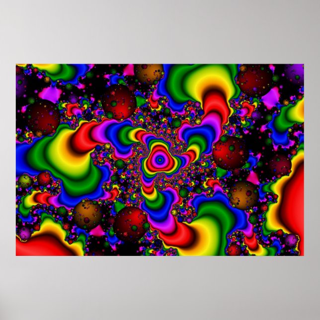 Psychedelic Galaxy Poster (Framsidan)