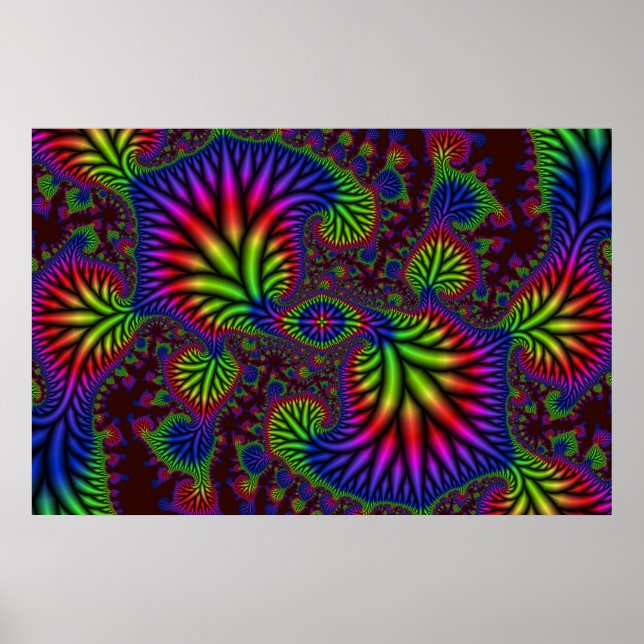 Psychedelic Garden Poster (Framsidan)