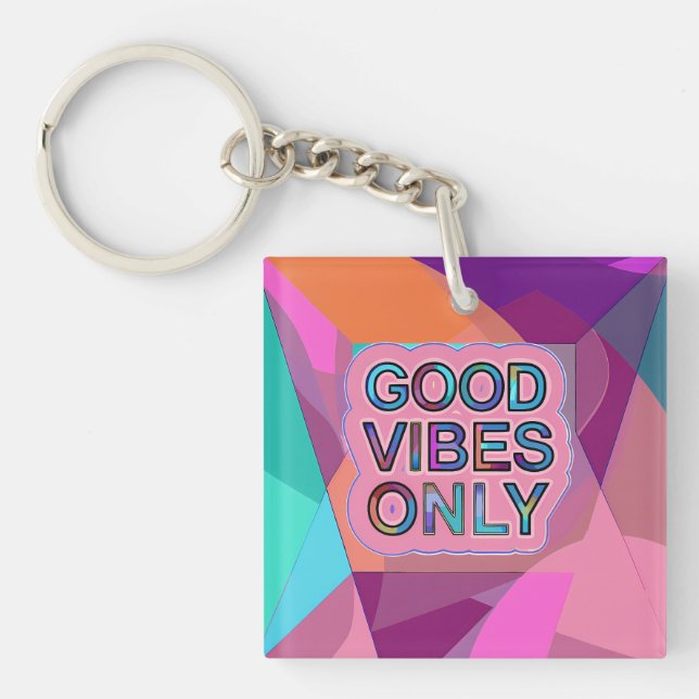 Psychedelic "Good Vibes Only" Text Graphic (Framsidan)