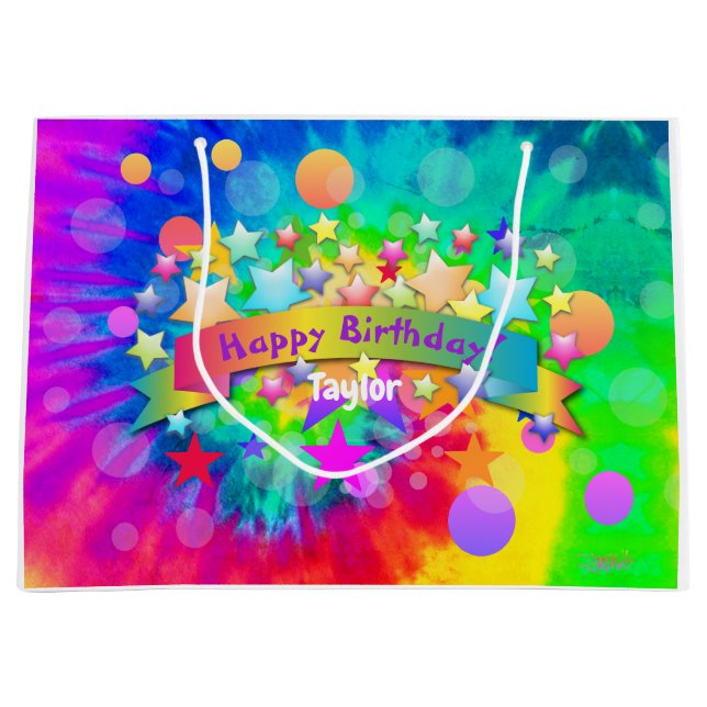 Psychedelic Grattis på födelsedagen Gift Bag HAMby (Framsidan)