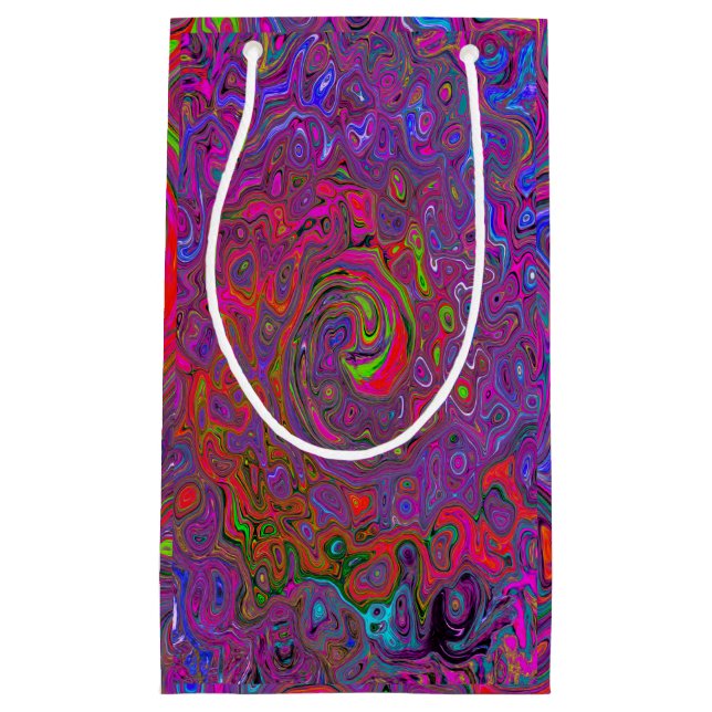 Psychedelic Groovy Magenta Retro Liquid Swirl (Framsidan)