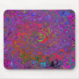 Psychedelic Groovy Magenta Retro Liquid Swirl Musmatta