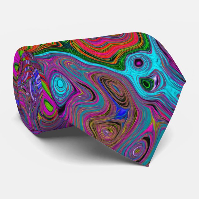 Psychedelic Groovy Magenta Retro Liquid Swirl Slips (Rullad)
