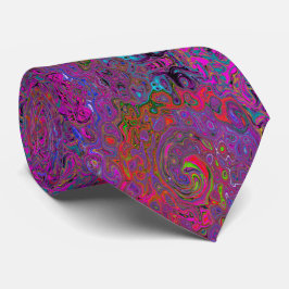 Psychedelic Groovy Magenta Retro Liquid Swirl Slips