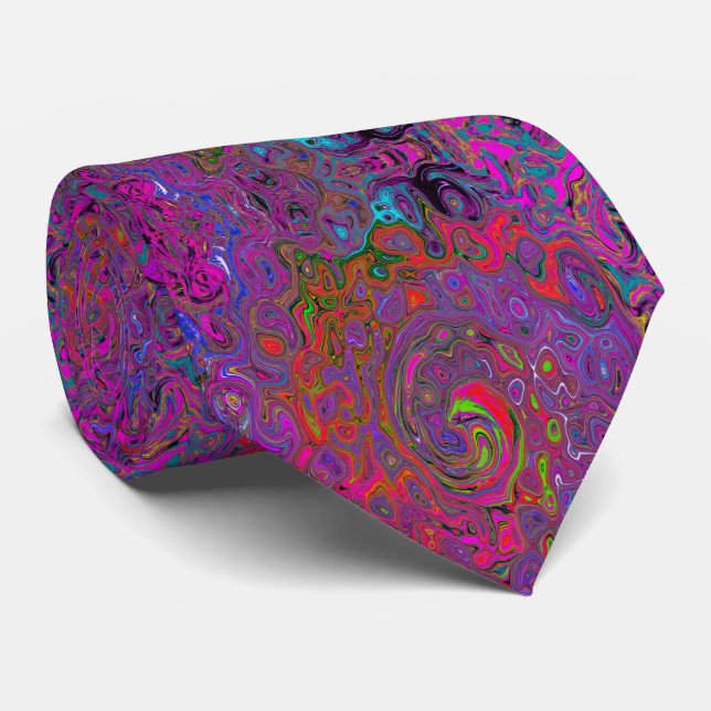 Psychedelic Groovy Magenta Retro Liquid Swirl Slips (Rullad)