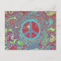 Psychedelic Groovy Trippy Fredstecken