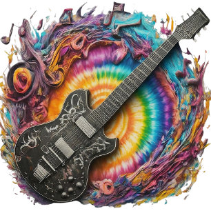 Psychedelic Guitar Vibes T Shirt