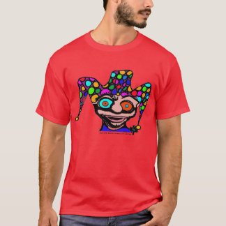 Psychedelic gyckelmakare t-shirt