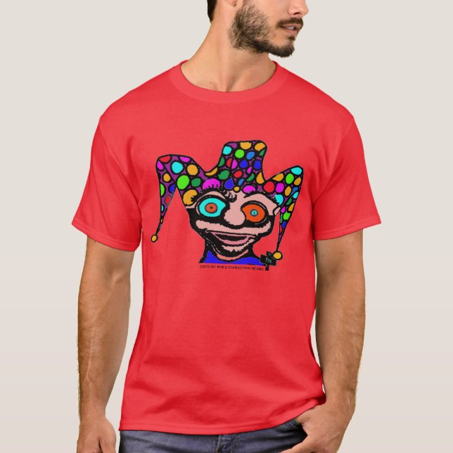 Psychedelic gyckelmakare t-shirt (Framsida)