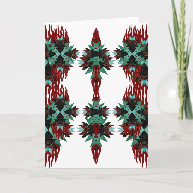 PSYCHEDELIC HÄLSNING HELGKORT (Framsida)