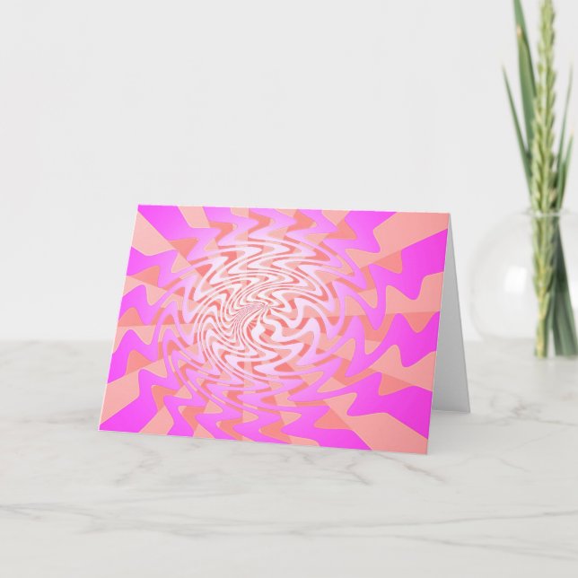 Psychedelic Hälsning Kort (Framsida)