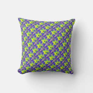 Psychedelic HeArt Abstrakt Resa Mönster Cushion Kudde
