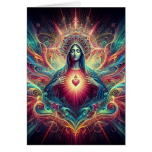 Psychedelic Helig Heart of Mary