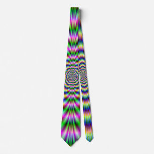 Psychedelic Hexagon Tie Slips
