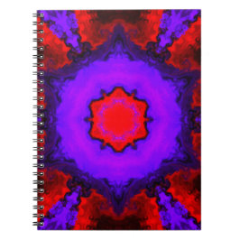 Psychedelic Hippie Anteckningsbok