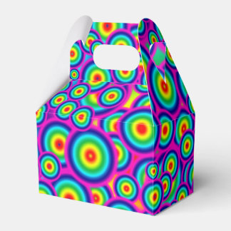 Psychedelic Hippie Favor Boxes Presentaskar