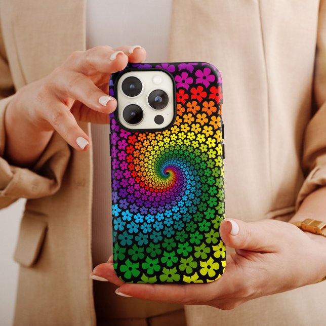 Psychedelic Hippie iPhone 14 Fodral-Mate (Skapare uppladdad)