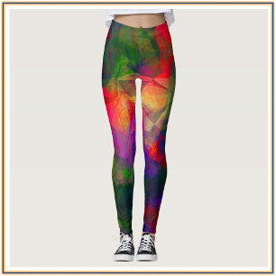 Psychedelic Hippie Mönster Leggings